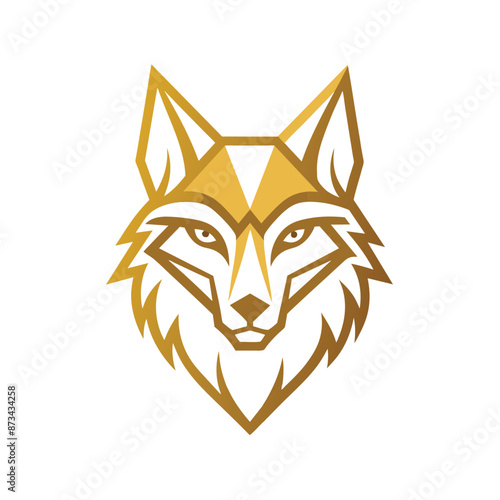  vector wolf logo design template