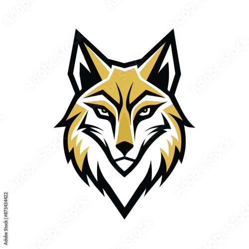  vector wolf logo design template
