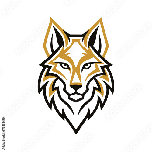  vector wolf logo design template