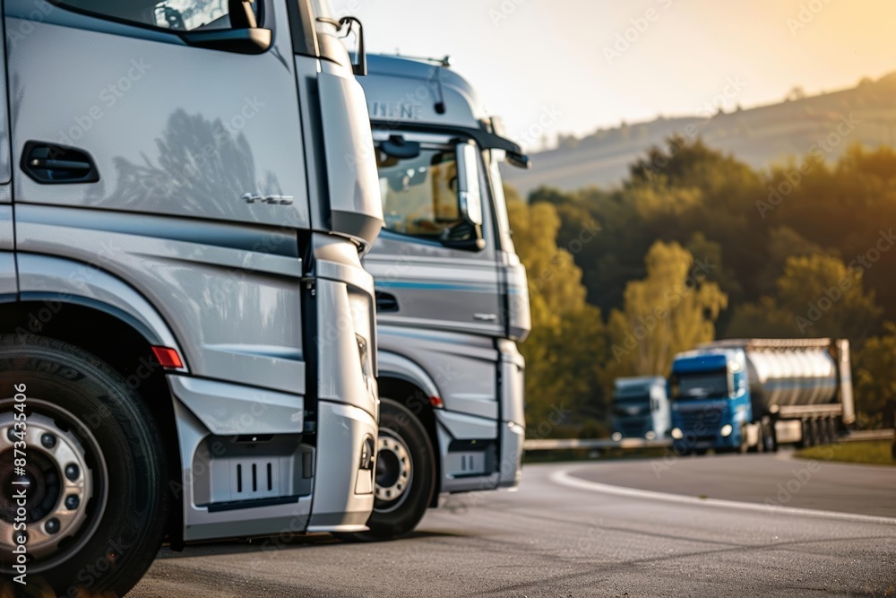 Cargo trucks managing timely execution, coordinated logistics, highefficiency transport solutions Cargo trucks managing timely execution, coordinated logistics, highefficiency transport solutions