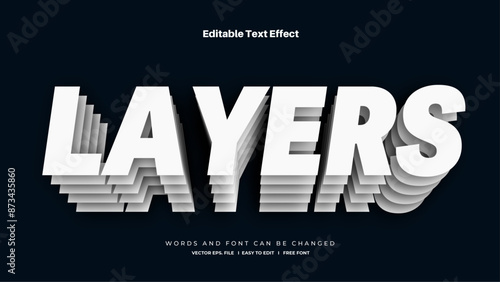 Layers Editable Text Effect.