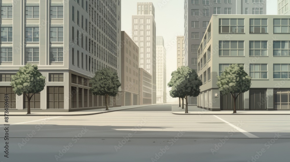 A high-angle view of a bustling Tokyo cityscape, featuring a network of elevated highways winding through the dense urban environment, leading to a towering skyline against a clear blue sky