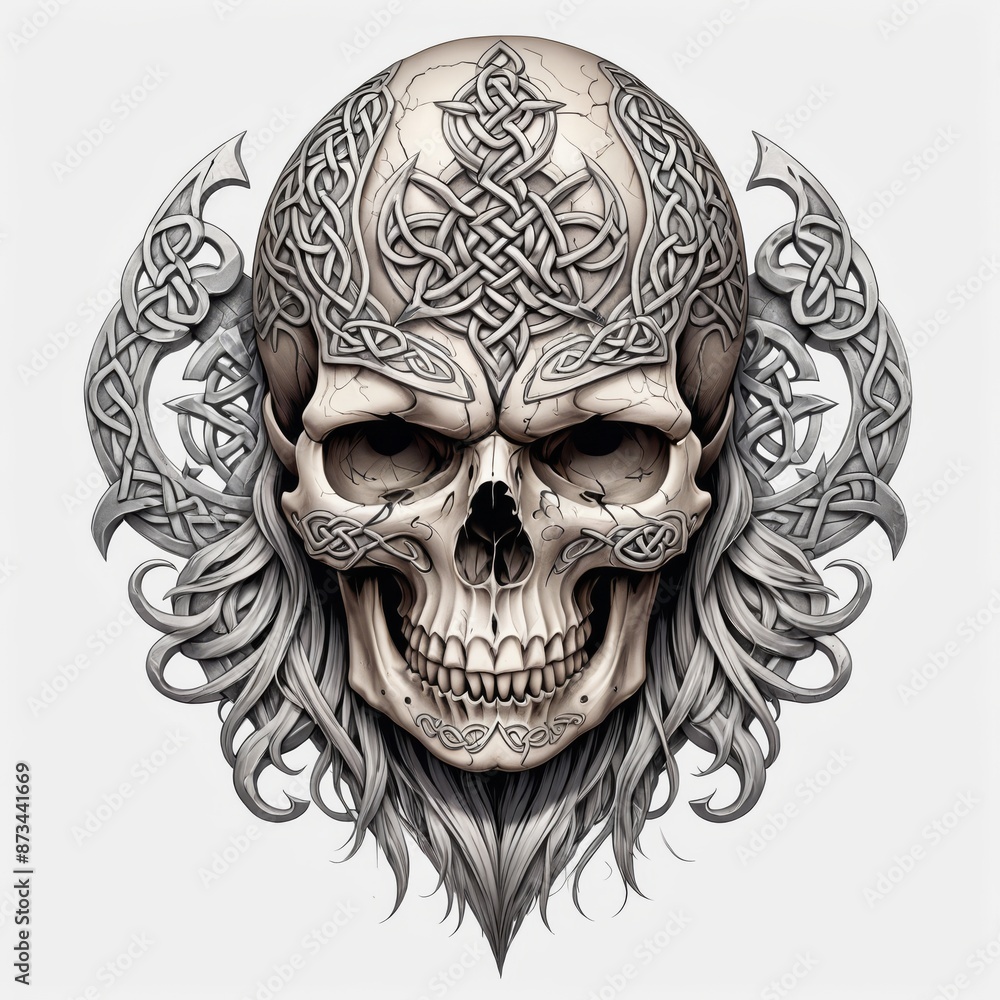 Celtic Skull Ornament Celtic Skull Ornament