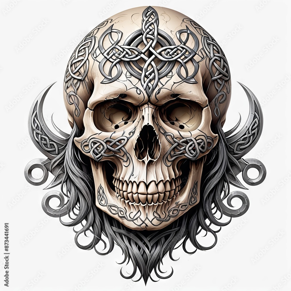 Celtic Skull Ornament Celtic Skull Ornament
