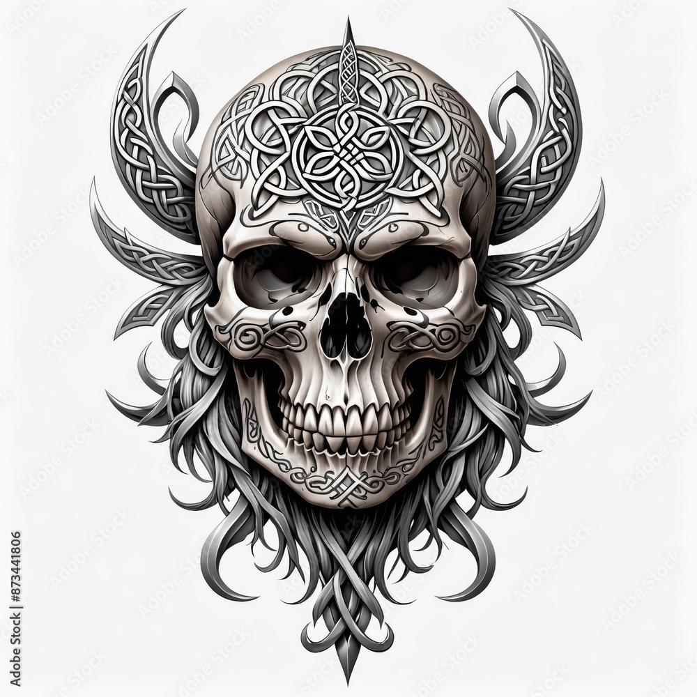 Celtic Skull Ornament Celtic Skull Ornament