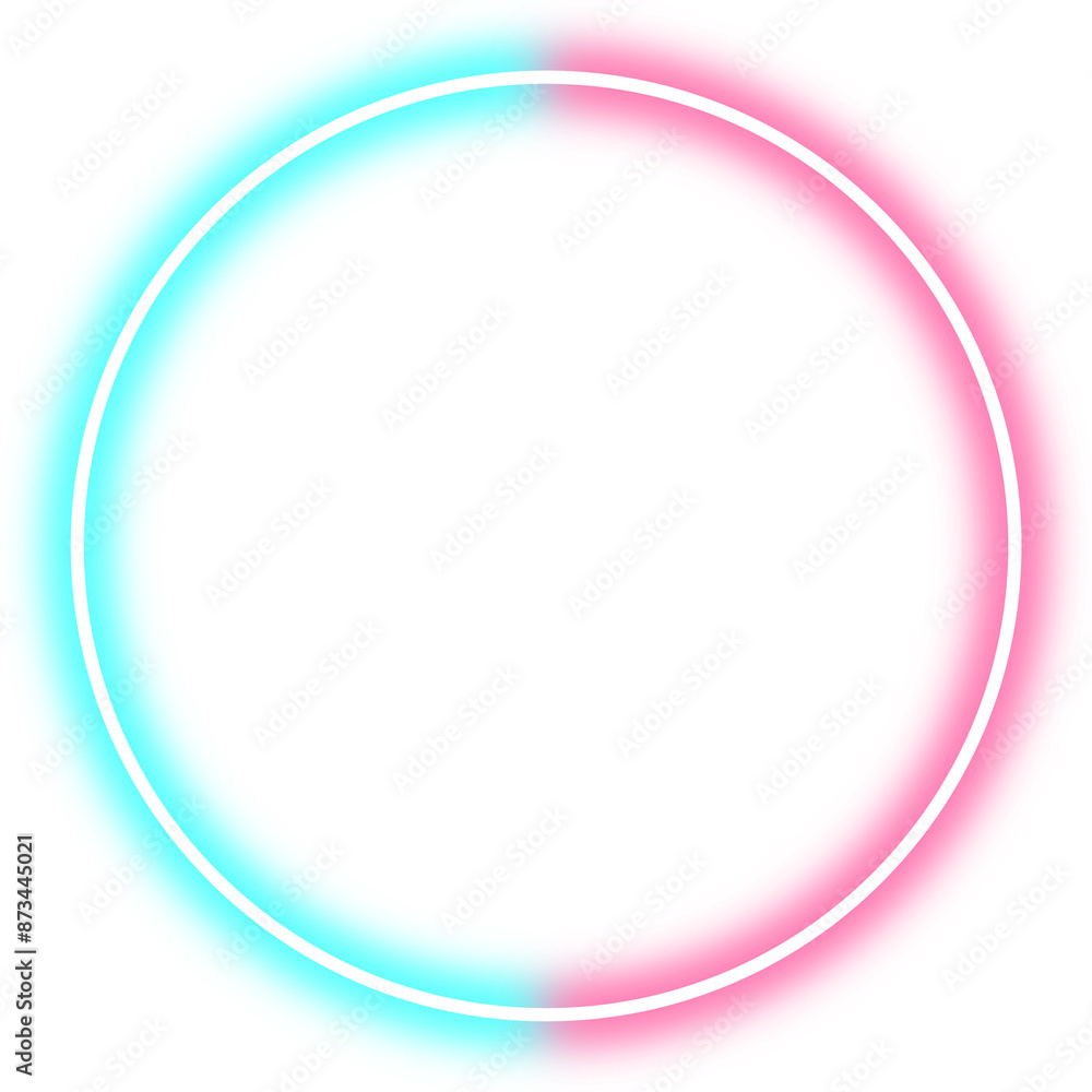 neon circle frame neon circle frame