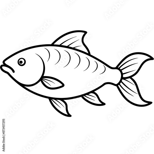 Swordfish jumping vector illustration