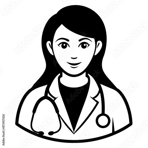 A woman doctor with Stethoscopes