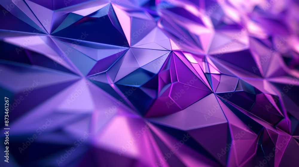 Purple and blue abstract geometric design on a 3D background. Perfect for showcasing products, advertising, and more. Includes elements of sci-fi for a futuristic look. Purple and blue abstract geometric design on a 3D background. Perfect for showcasing products, advertising, and more. Includes elements of sci-fi for a futuristic look.