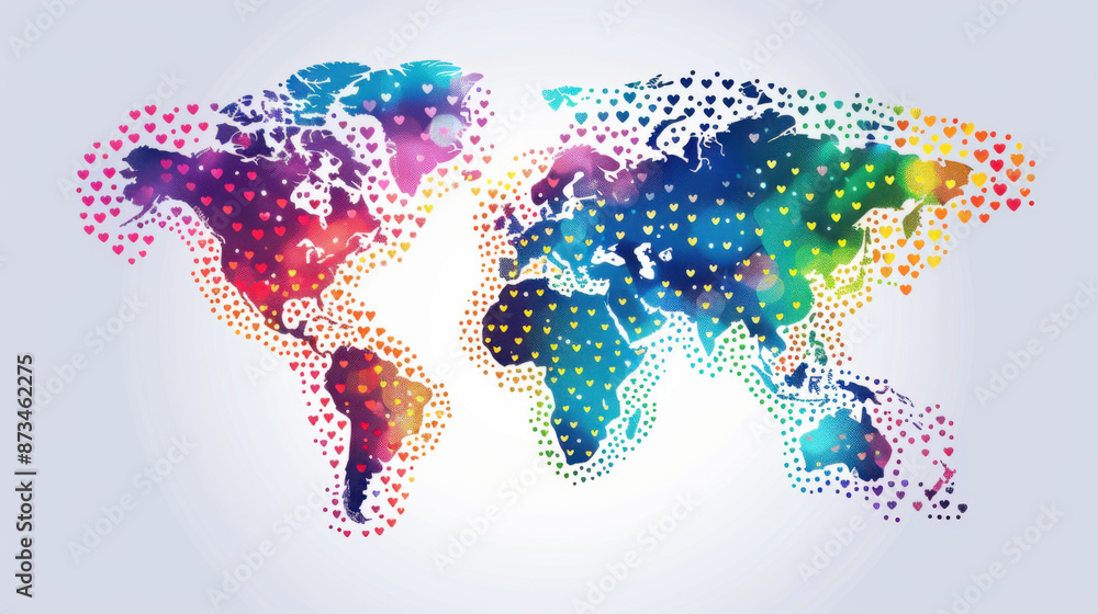 Fototapeta premium world map