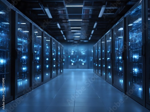 Digital Network and data servers room
