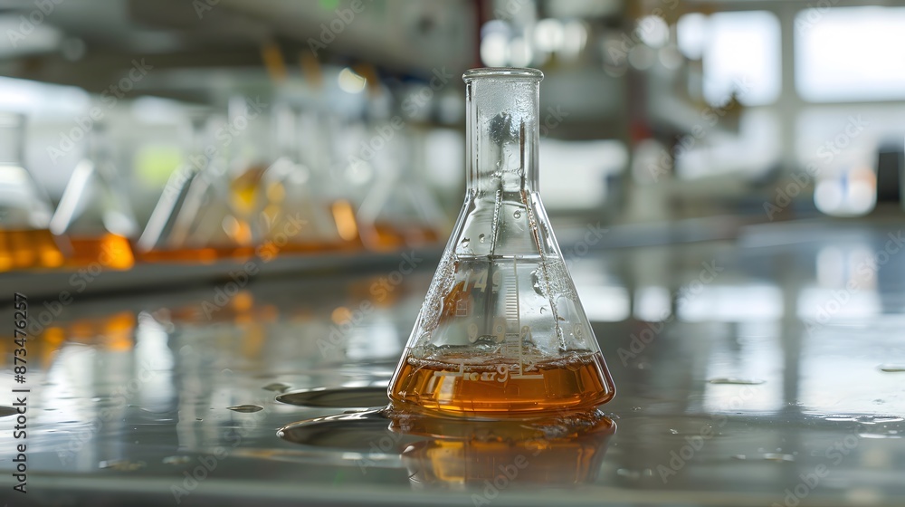Chemistry and science flask and tube. Chemistry and science flask and tube.