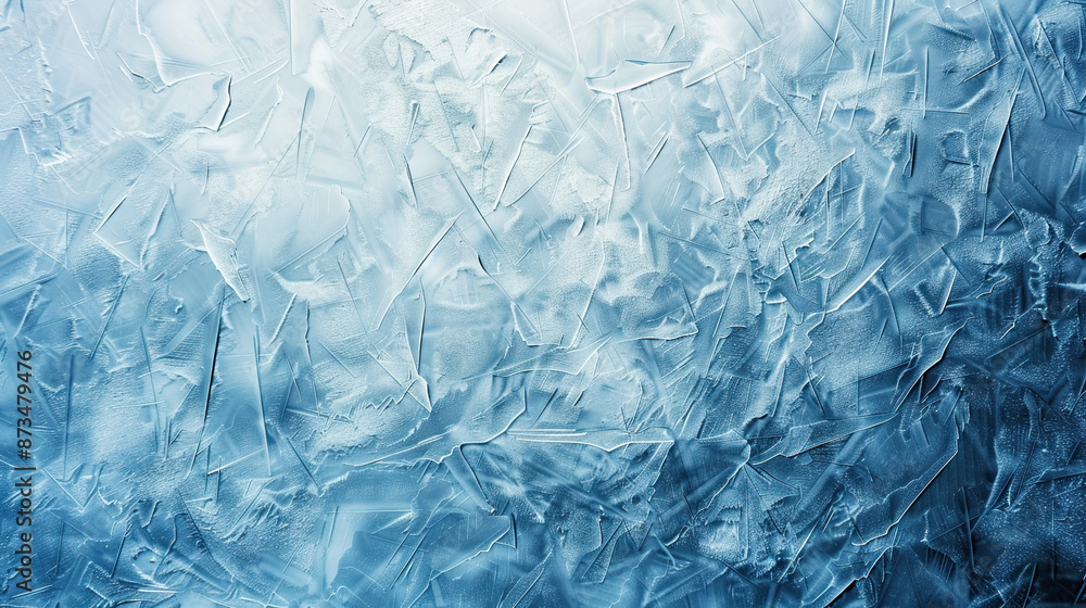 Obraz premium Natural Scratched Ice Texture or Background: Frosty Surface with Organic Patterns, Winter Cold Effect, Crystalline Ice Detailing, Chilled Textured Surface, Nature's Frozen Artwork, Detailed Frozen Des