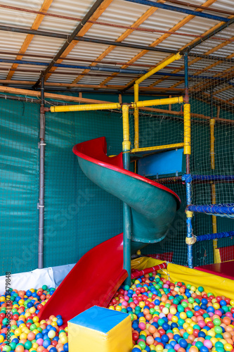 playground for children with balls