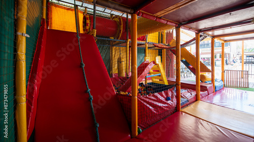 playground for children with balls