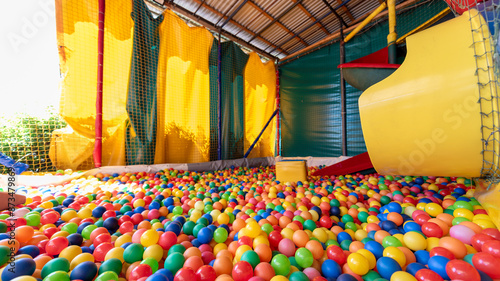 playground for children with balls