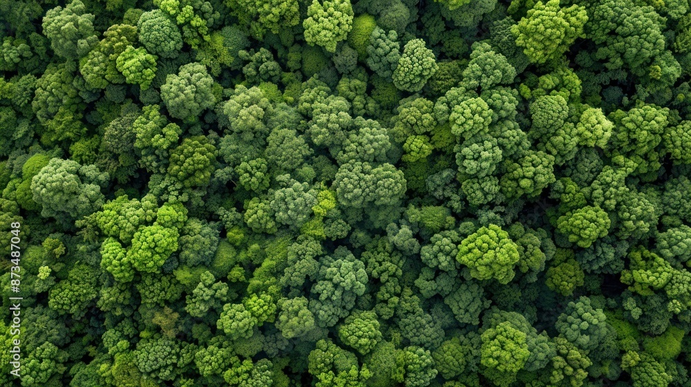 Aerial View of a Lush Green Forest Canopy Aerial View of a Lush Green Forest Canopy