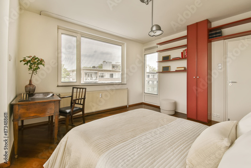 Wallpaper Mural Cozy bedroom with modern and vintage design elements Torontodigital.ca