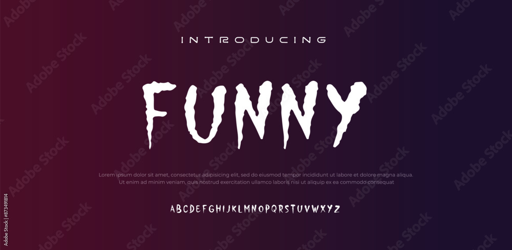 Funny Abstract modern urban alphabet fonts. Typography sport, technology, fashion, digital, future creative logo font. vector illustration Funny Abstract modern urban alphabet fonts. Typography sport, technology, fashion, digital, future creative logo font. vector illustration