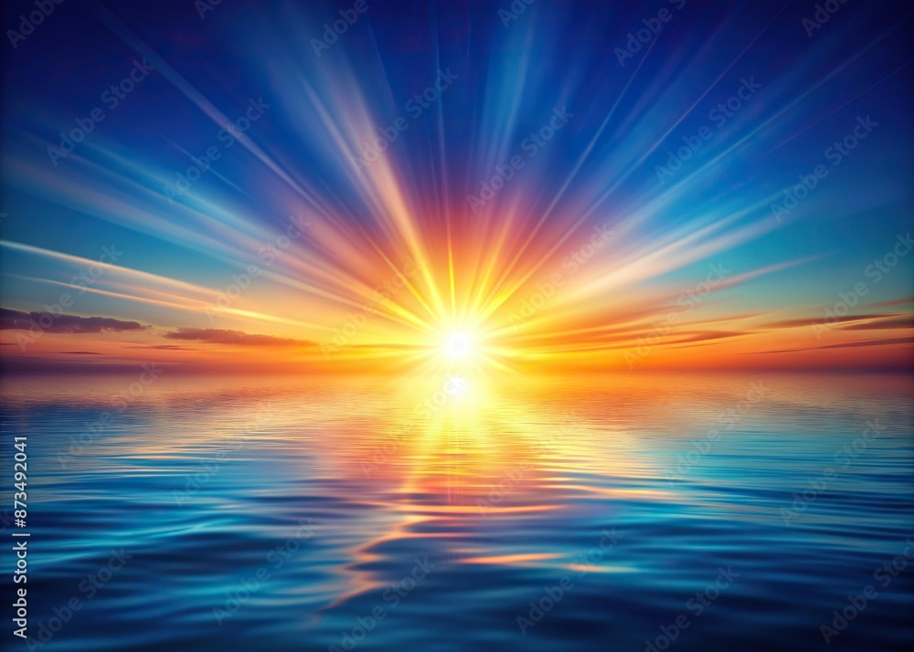 Vibrant gradient background transitions from warm sunburst hues to deep ocean blues, evoking a sense of serene natural beauty and mesmerizing visual depth. Vibrant gradient background transitions from warm sunburst hues to deep ocean blues, evoking a sense of serene natural beauty and mesmerizing visual depth.