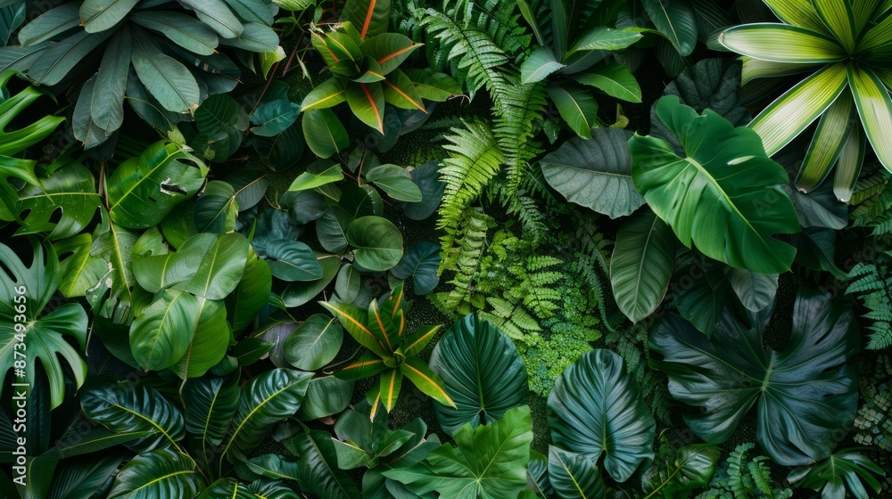 High-angle view of a lush, Generative Ai. High-angle view of a lush, Generative Ai.