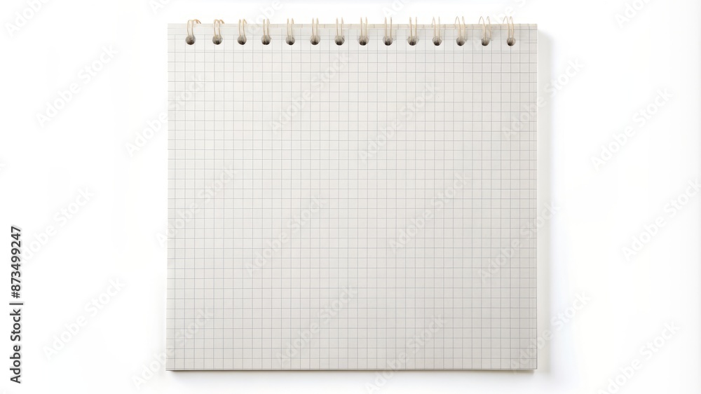 A spiral bound notebook with a white background A spiral bound notebook with a white background