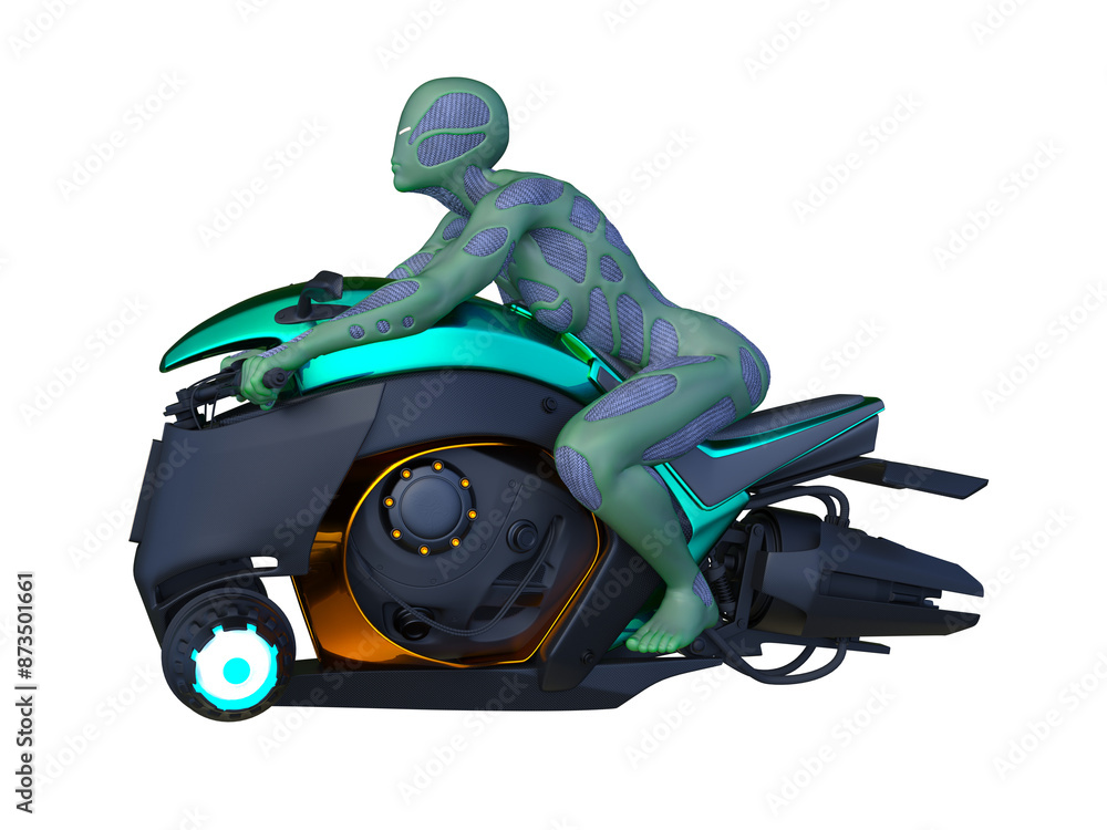 サイバーマンライダー　3DCGレンダリング