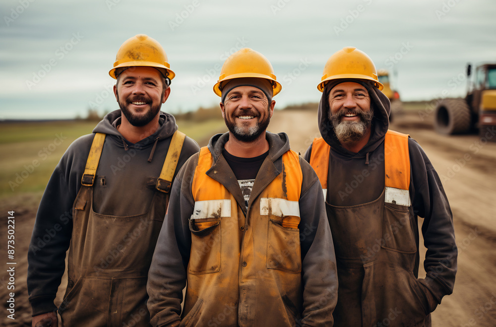 Smiling Construction Team Smiling Construction Team