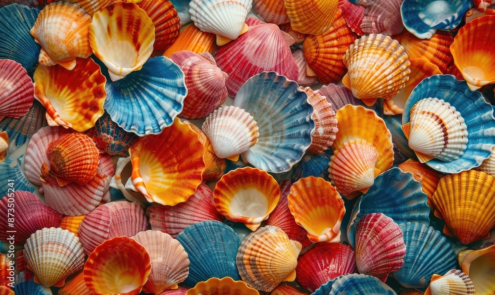 Colorful Seashells: Nature's Coastal Treasures Colorful Seashells: Nature's Coastal Treasures