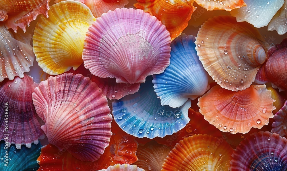 Colorful Seashells: Nature's Coastal Treasures Colorful Seashells: Nature's Coastal Treasures