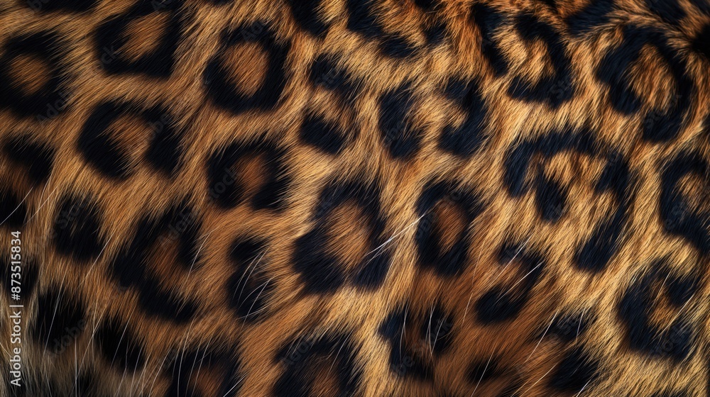 Detailed texture of leopard fur Detailed texture of leopard fur