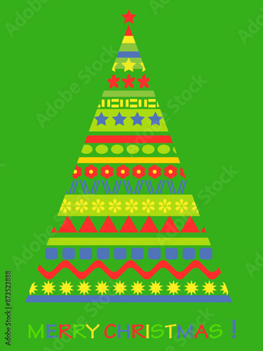 christmas tree card