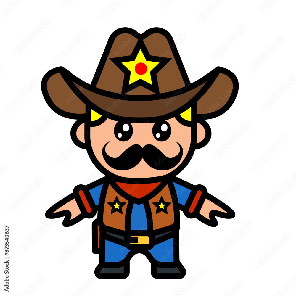 mustachioed cowboy mustachioed cowboy