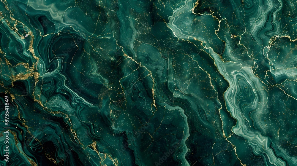 Emerald green marble texture. Abstract background with veins. Natural stone pattern. Emerald green marble texture. Abstract background with veins. Natural stone pattern.