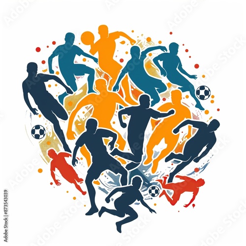 a logo for a football tournament, the name is Nordic Stars Tournament , with 4 stars, white background