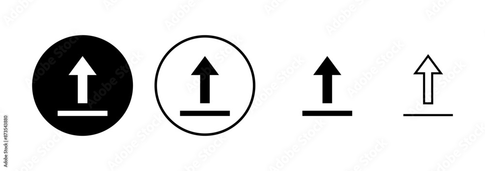 Upload icon vector isolated on white background. Upload sign icon. Upload button. Load symbol. Upload icon vector isolated on white background. Upload sign icon. Upload button. Load symbol.
