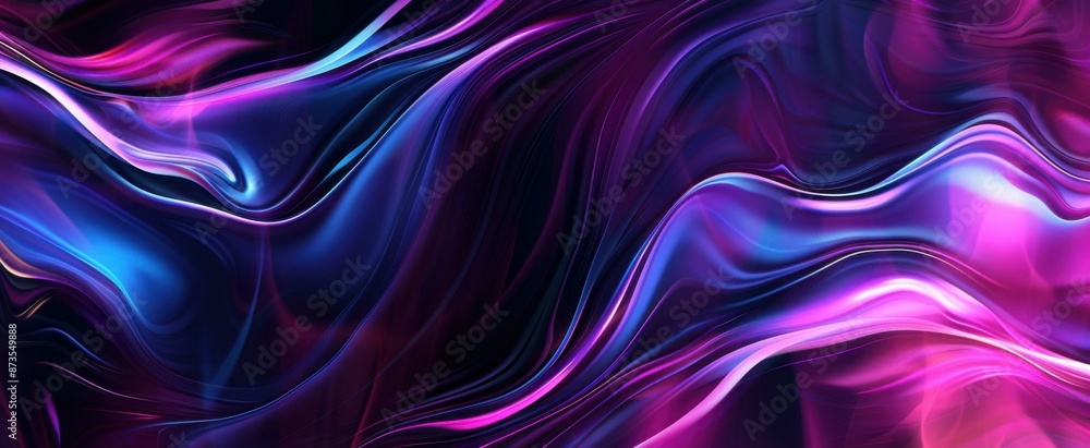 Abstract colorful liquid. AI. Abstract colorful liquid. AI.