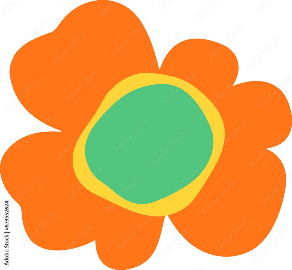 Abstract Flower Shape Abstract Flower Shape
