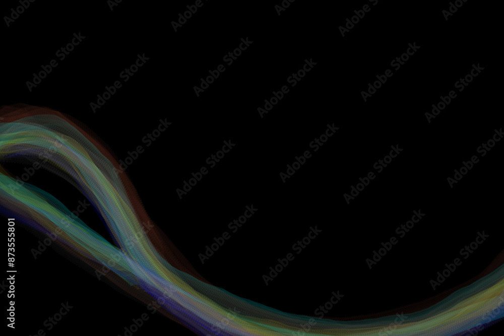 Obraz premium fondo negro, con lineado, líneas, variopinto, olas, movimiento, luz, oscuridad, con espacio, para diseño, web, redes, digital, bandera, portada, titulo,