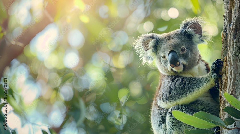 Fototapeta premium koala in a tree