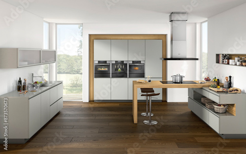 View of kitchen in apartment interior