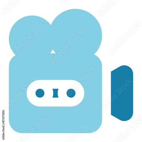 cinema projector icon for illustration