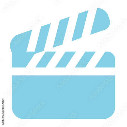 clapboard icon for illustration