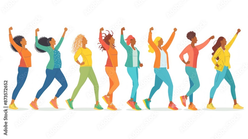 A dynamic blank illustrating LGBTQ+ elders participating in a fitness class, with energetic movements and supportive atmosphere A dynamic blank illustrating LGBTQ+ elders participating in a fitness class, with energetic movements and supportive atmosphere