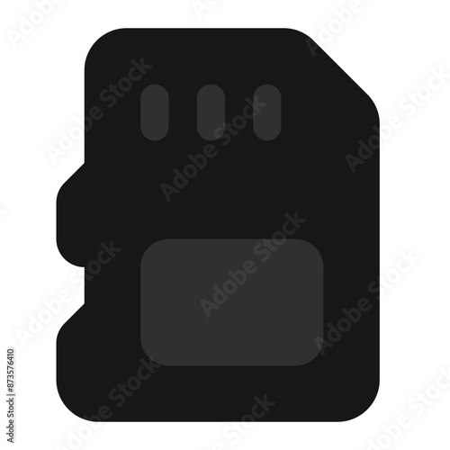 memory card icon for illustration