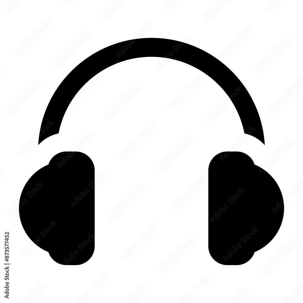 headphone icon for illustration headphone icon for illustration