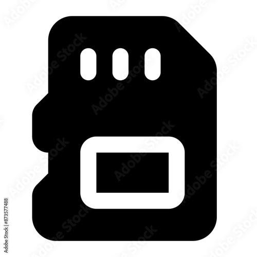 memory card icon for illustration