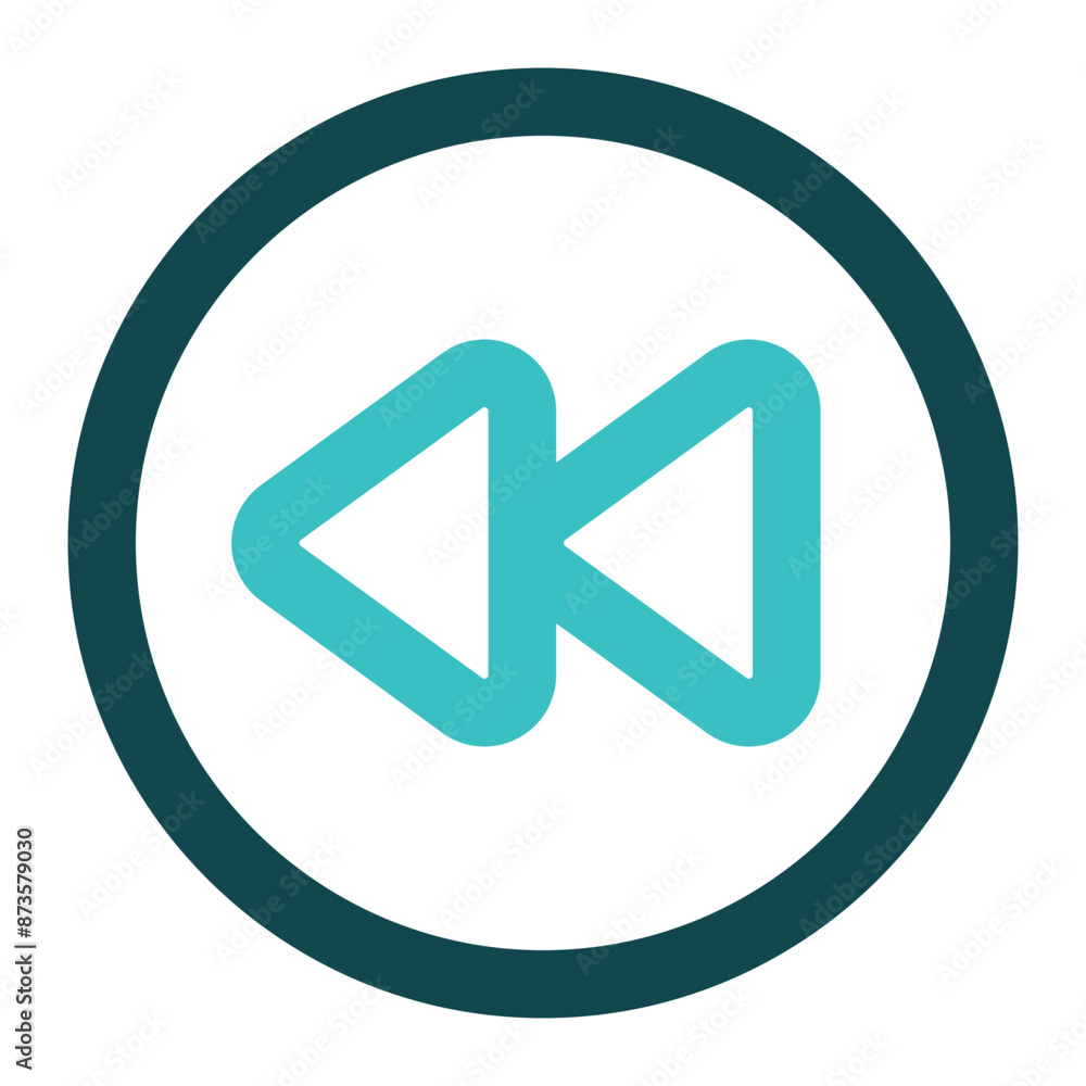 rewind icon for illustration rewind icon for illustration