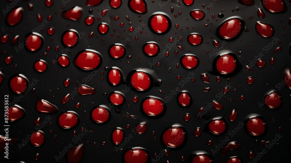 Black Drops on Red Background, Abstract Image, Texture, Pattern Background, Wallpaper, Background, Cell Phone Cover and Screen, Smartphone, Computer, Laptop, 9:16 and 16:9 Format - PNG Black Drops on Red Background, Abstract Image, Texture, Pattern Background, Wallpaper, Background, Cell Phone Cover and Screen, Smartphone, Computer, Laptop, 9:16 and 16:9 Format - PNG