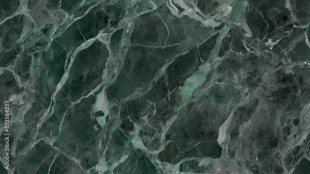Green Marble Texture with White and grey Veins Stock Photo | Adobe Stock